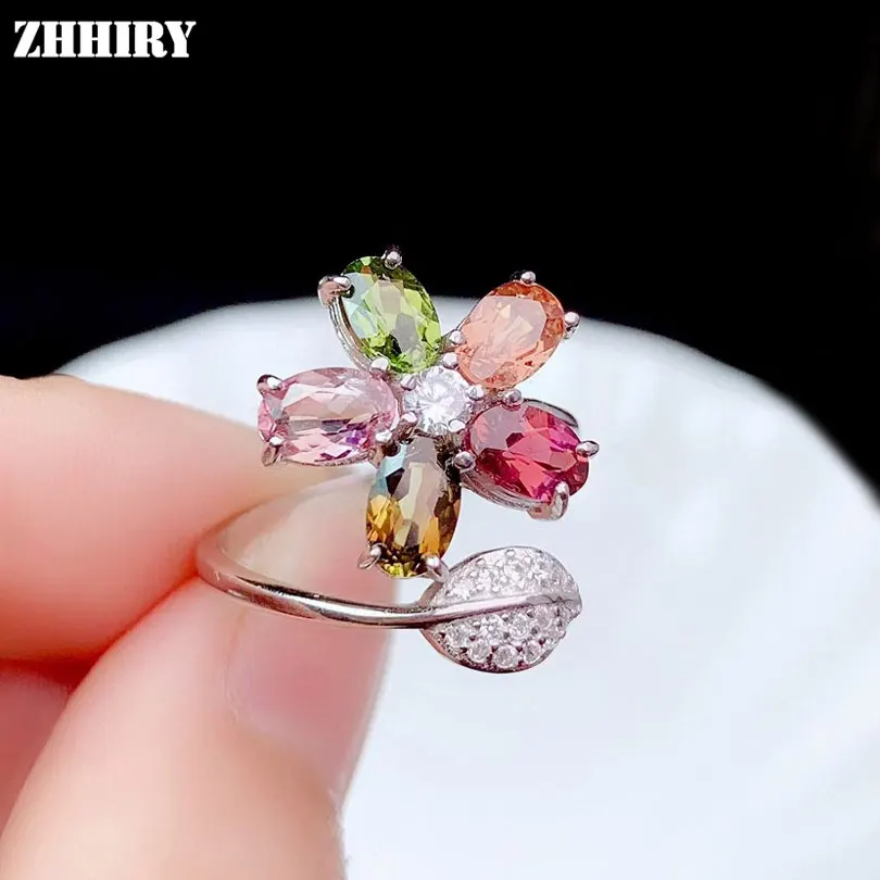 

Кольцо женское из серебра 925 пробы, в форме цветка