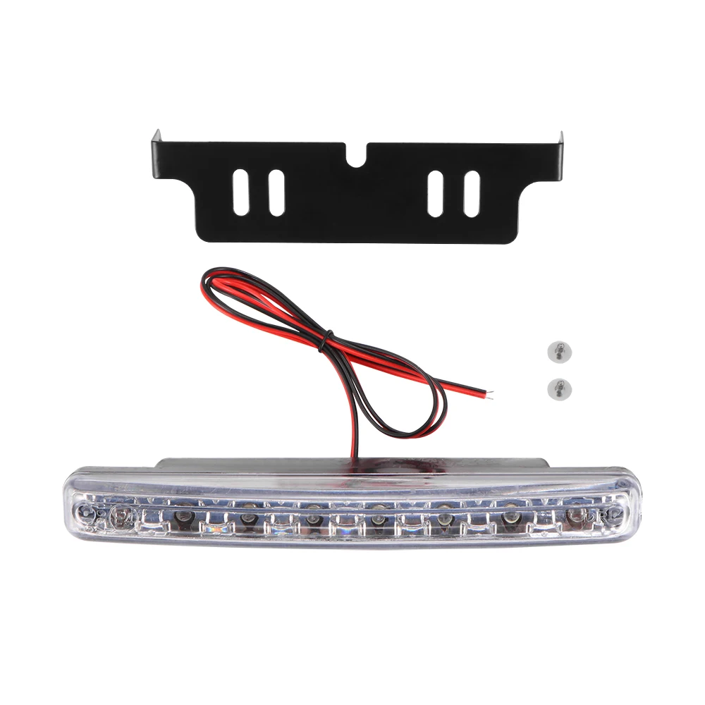 New Hot 1PC 6000K Car Led Daytime Driving Running Light 8LED DRL Car Fog Lamp Waterproof White Light DC 12V