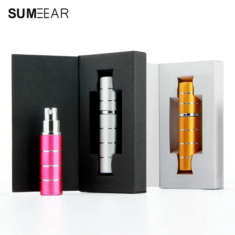 Переносная алюминиевая флакон-спрей многоразового использования для духов 20 шт.