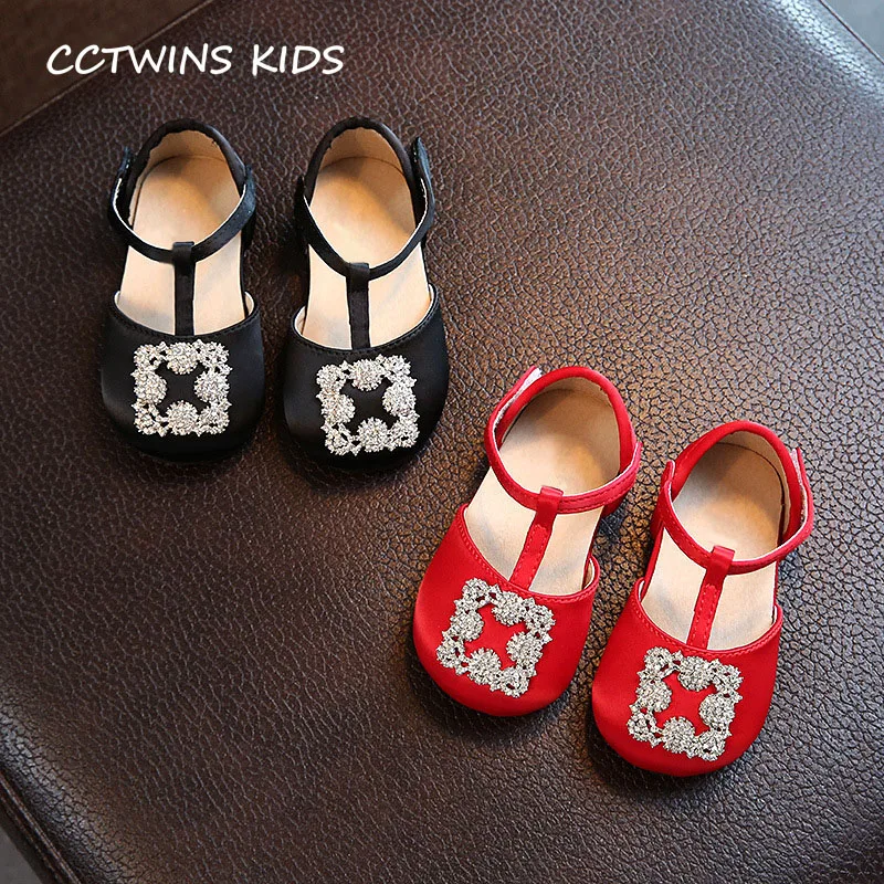 

Детские черные туфли CCTWINS с Т-образным ремешком для маленьких девочек, детская модная обувь из искусственной кожи, Мэри Джейн, Брендовая обу...