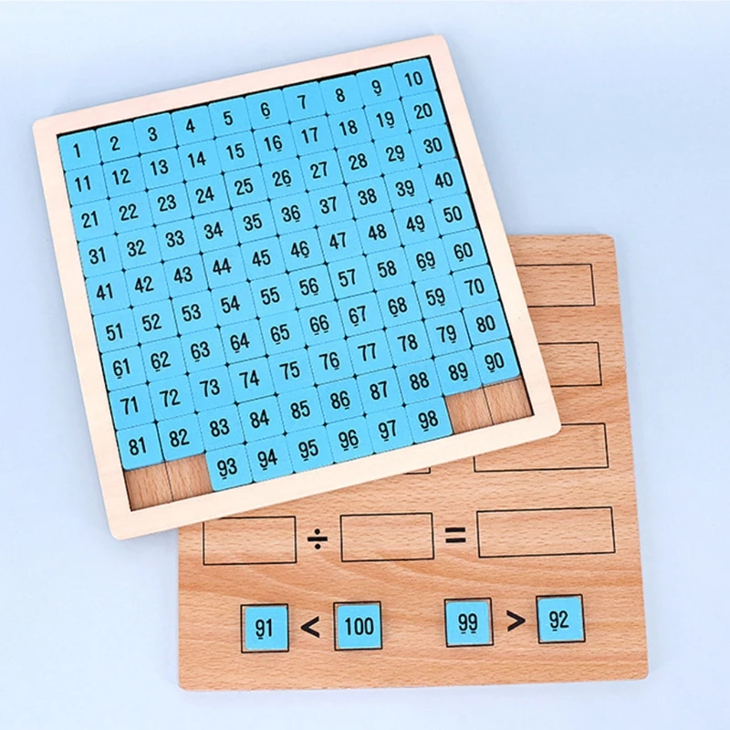 

Y3NF Preschool Learning Educational Games for Toddlers Wooden Math Counting Board Early Educational Supplies