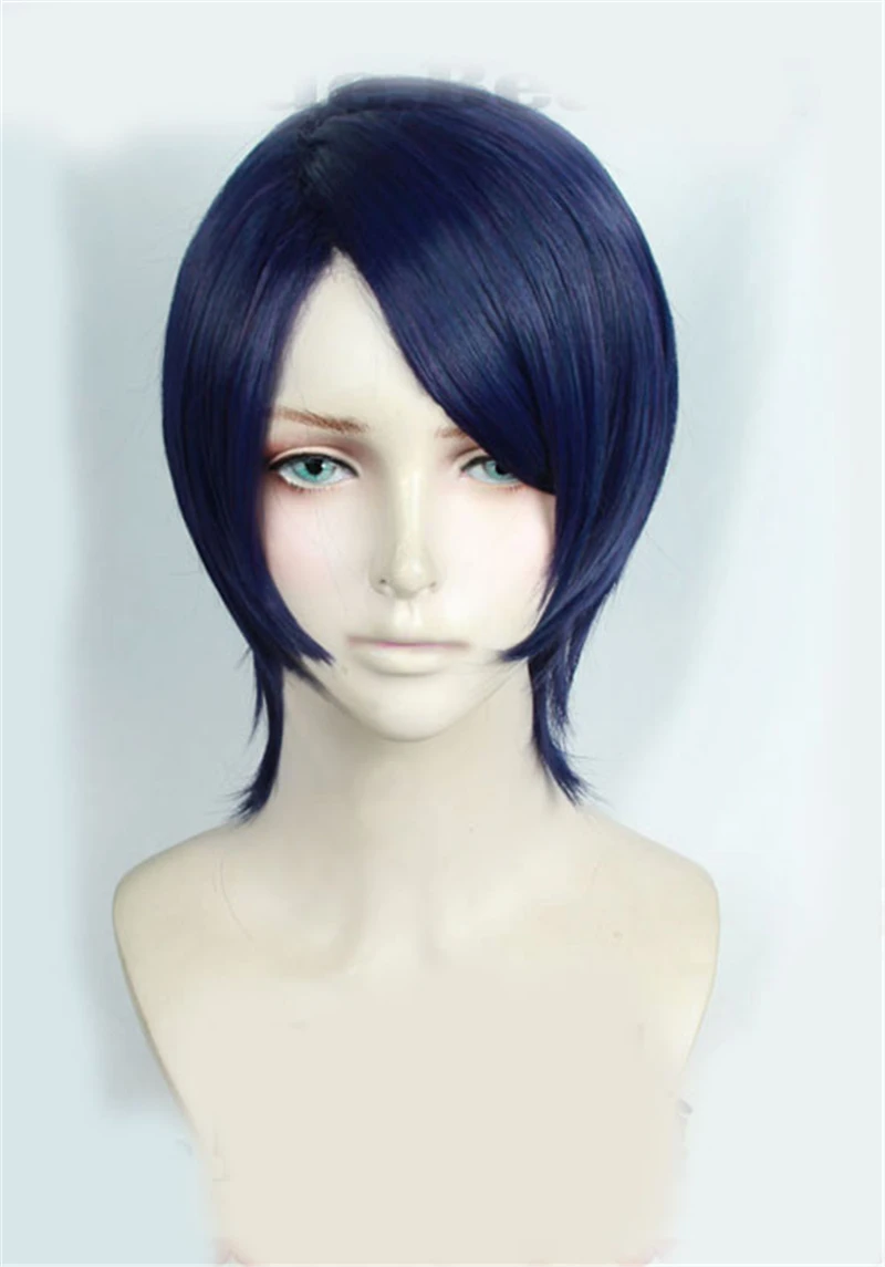Термостойкие синтетические волосы Аниме Yusuke Kitagawa Persona 5 короткий парик