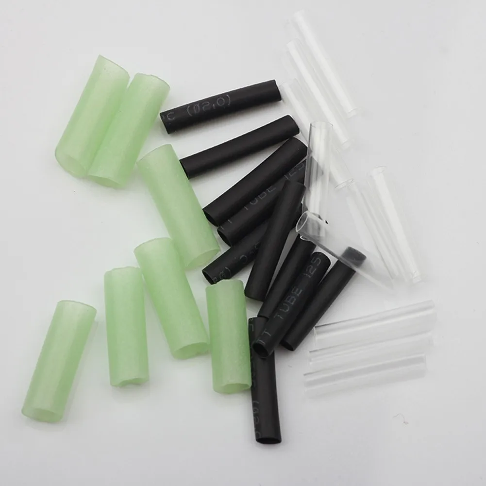 

Tubing Heating Shrink Tubing 50/100pcs Black/Transparent/Luminous Carp