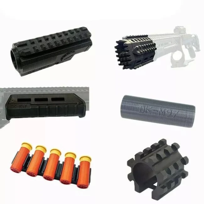 

M97 Gear Parts Hopper Hop Up Buttstock Darts Shell Handguard Toy gun accessories