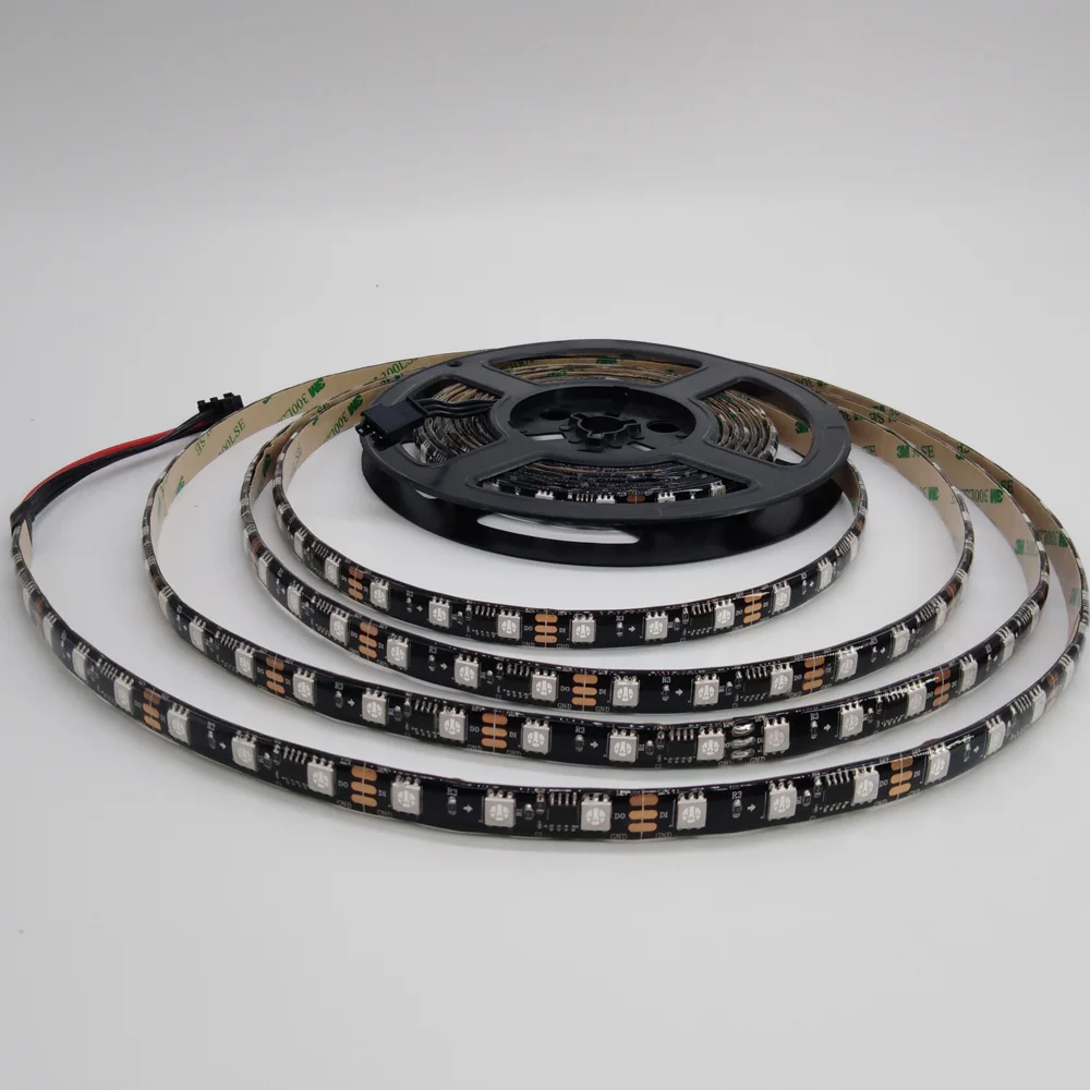 SM16703 WS2811 Addressable Rgb Led Strip 60 leds/M 12V digital 5050 programable 5M Smart Pixel Led Tape for led madrix project
