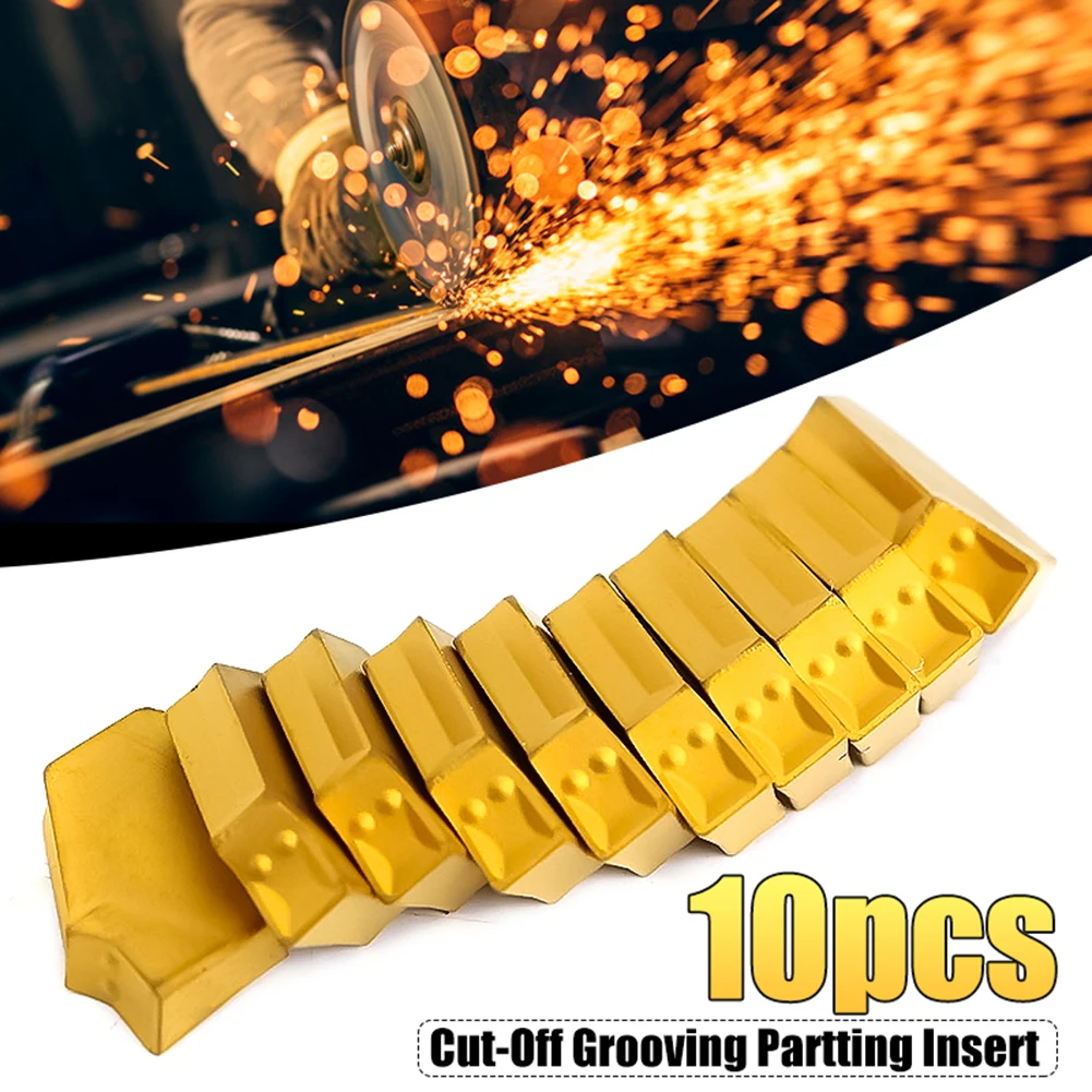 

10Pcs ZQMX3N11-1E (SP300) GTN-3 Cut-Off Grooving Partting Carbide Inserts 3mm For Steel Semi-Finishing Accessories