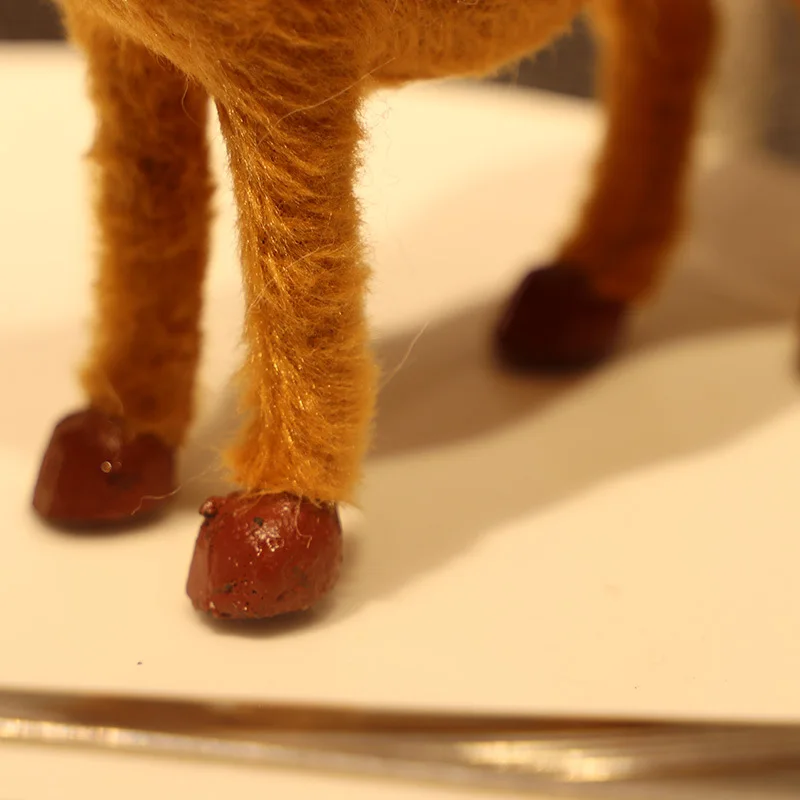 Микро-ландшафт имитация пони меха Животное украшение отеля креативный подарок