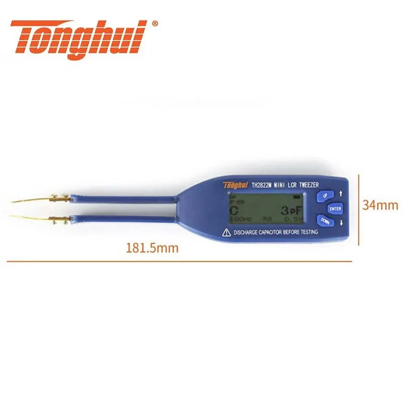 Tonghui TH2822M цифровой 10 кГц USB высокочастотный Портативный электрический мост LCR