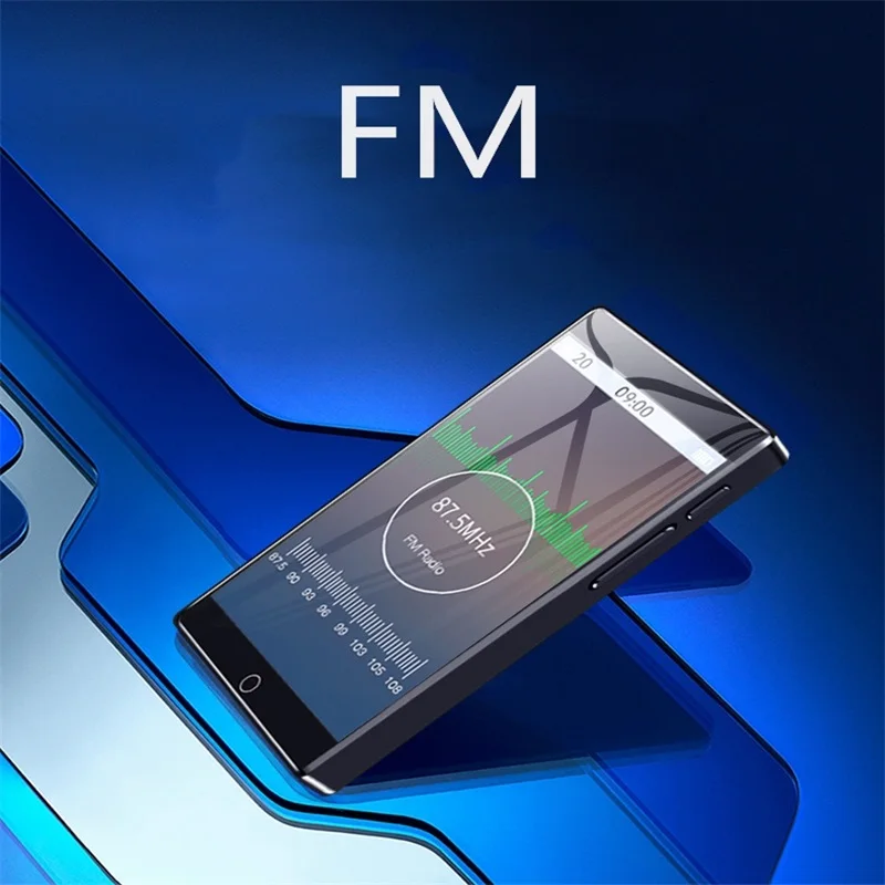 MP4 плеер Bluetooth 5 0 встроенный динамик с 4 дюймовым большим HD сенсорным экраном HIFI