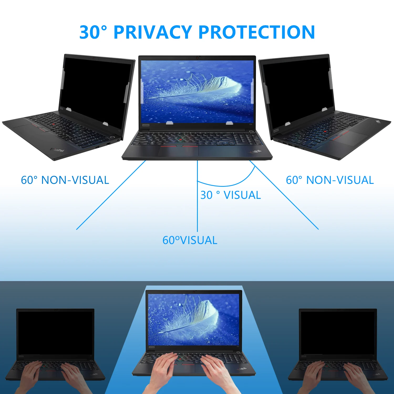 13 3 inch anti glare privacy filter screen protector film for widescreen laptop169 ratio free global shipping