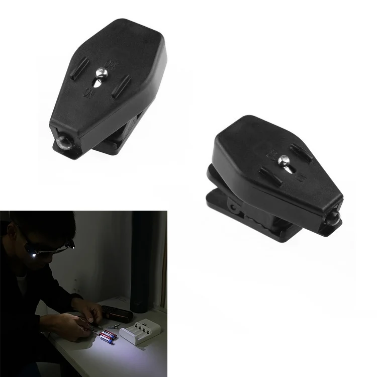 2 шт. Гибкая книга Лампы для чтения ночник очков и инструменты Мини светодиодный