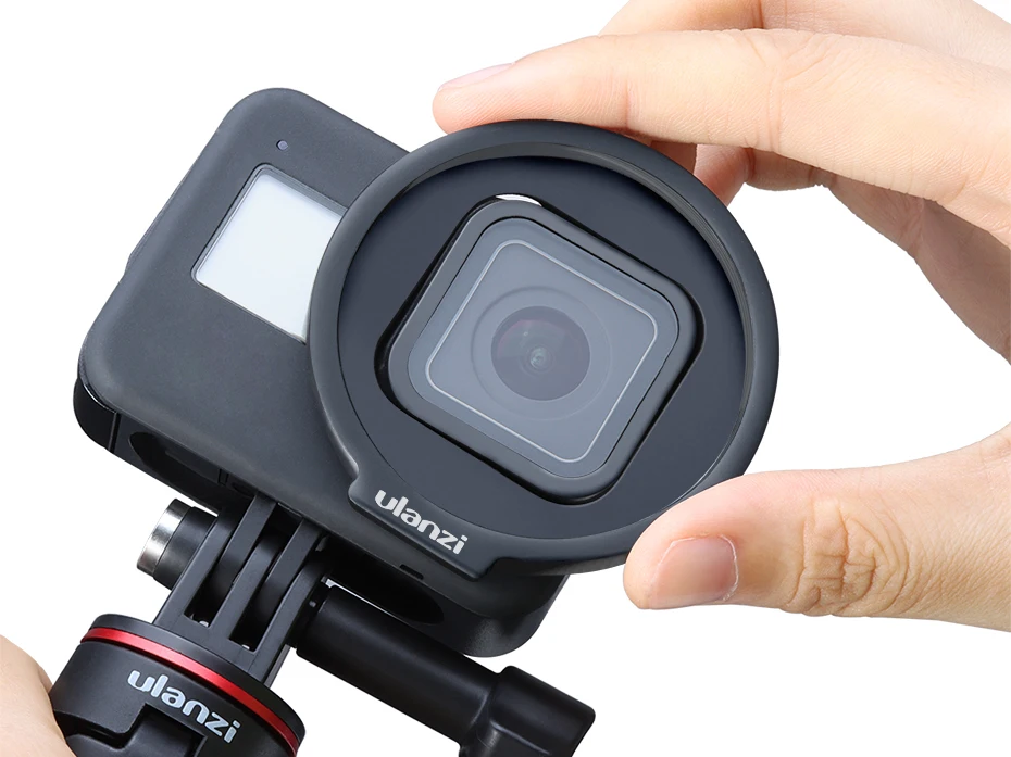 Ulanzi G8-6 52 мм объектив фильтр адаптер кольцо для Gopro Hero 8 черный Vlog камера аксессуары экшн-камера Sports