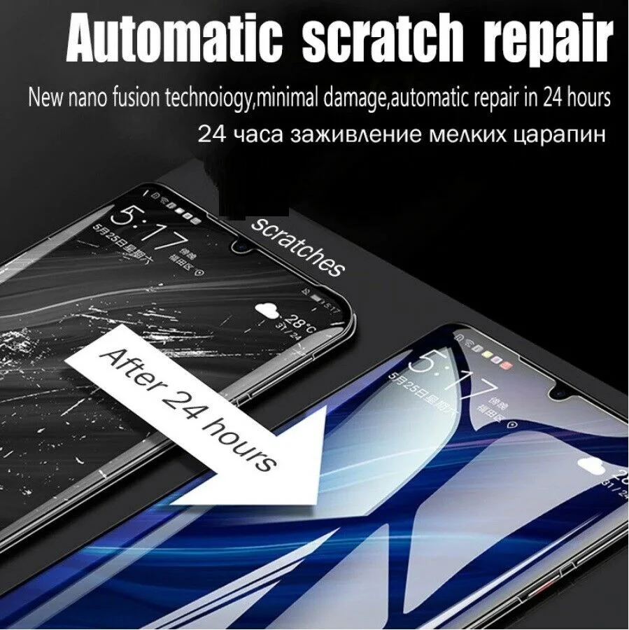Полное покрытие HD Прозрачная Гидрогелевая пленка для Huawei Mate 9 10 20 Pro 20X 20 30 Lite Mate 30 Pro защита экрана не закаленное стекло
