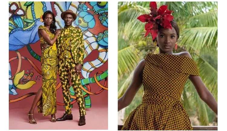 1 ярд Африканский хлопок Анкара настоящая восковая ткань с принтом павлина и