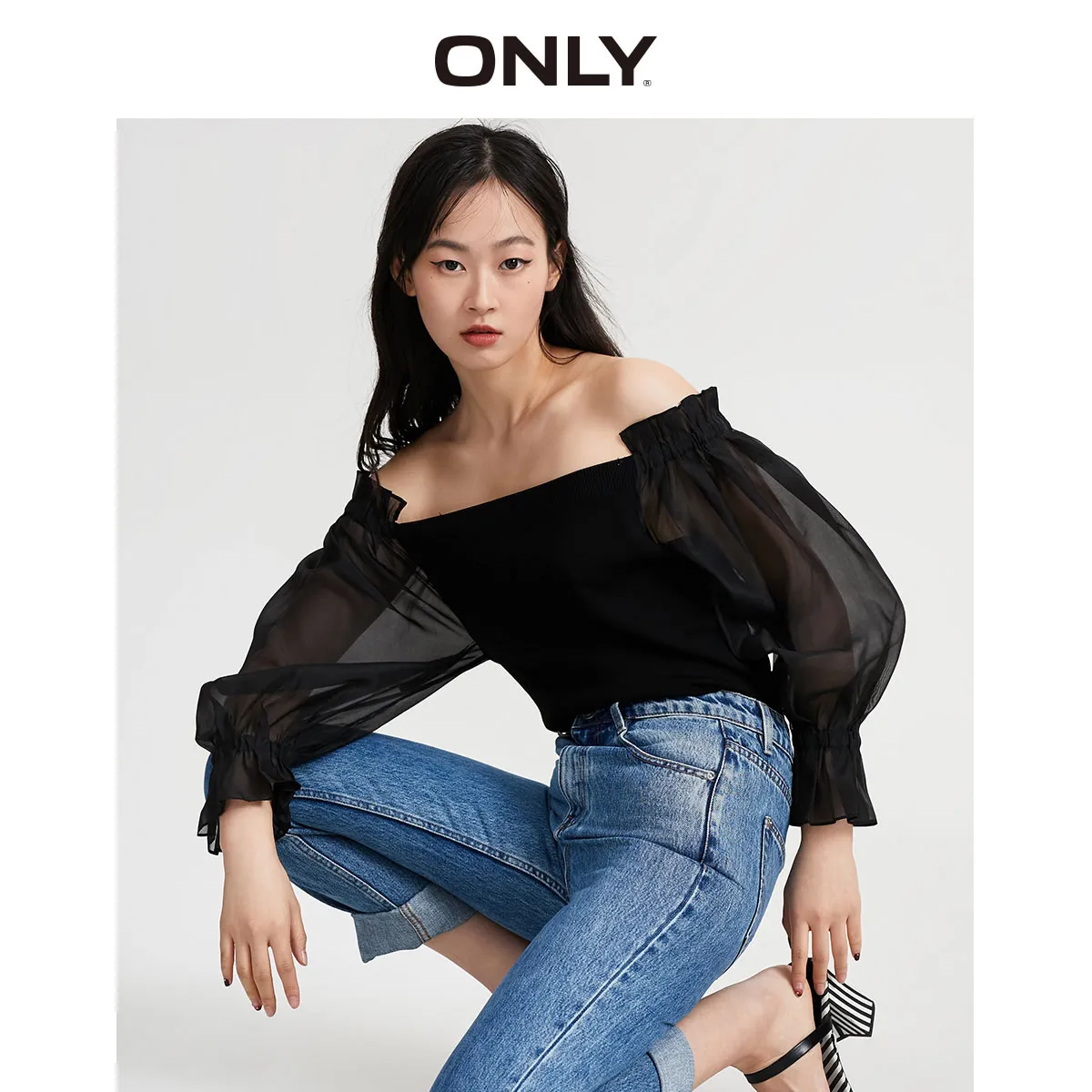 

ONLY spring thin retro slim sweater knit sweater women | 120124533