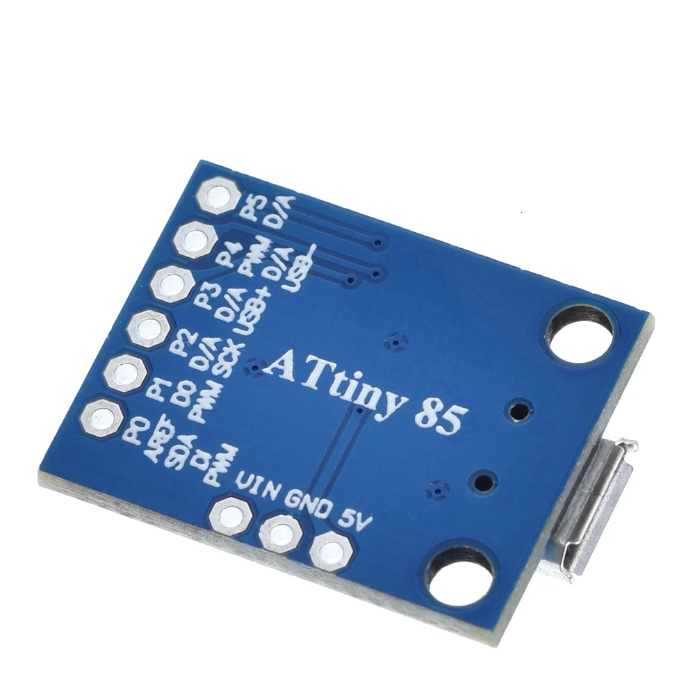 Синий черный TINY85 Digispark Kickstarter микро макетная плата ATTINY85 модуль для Arduino IIC IEC USB
