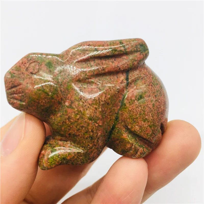 Кварцевый кролик из натурального кристалла | Дом и сад