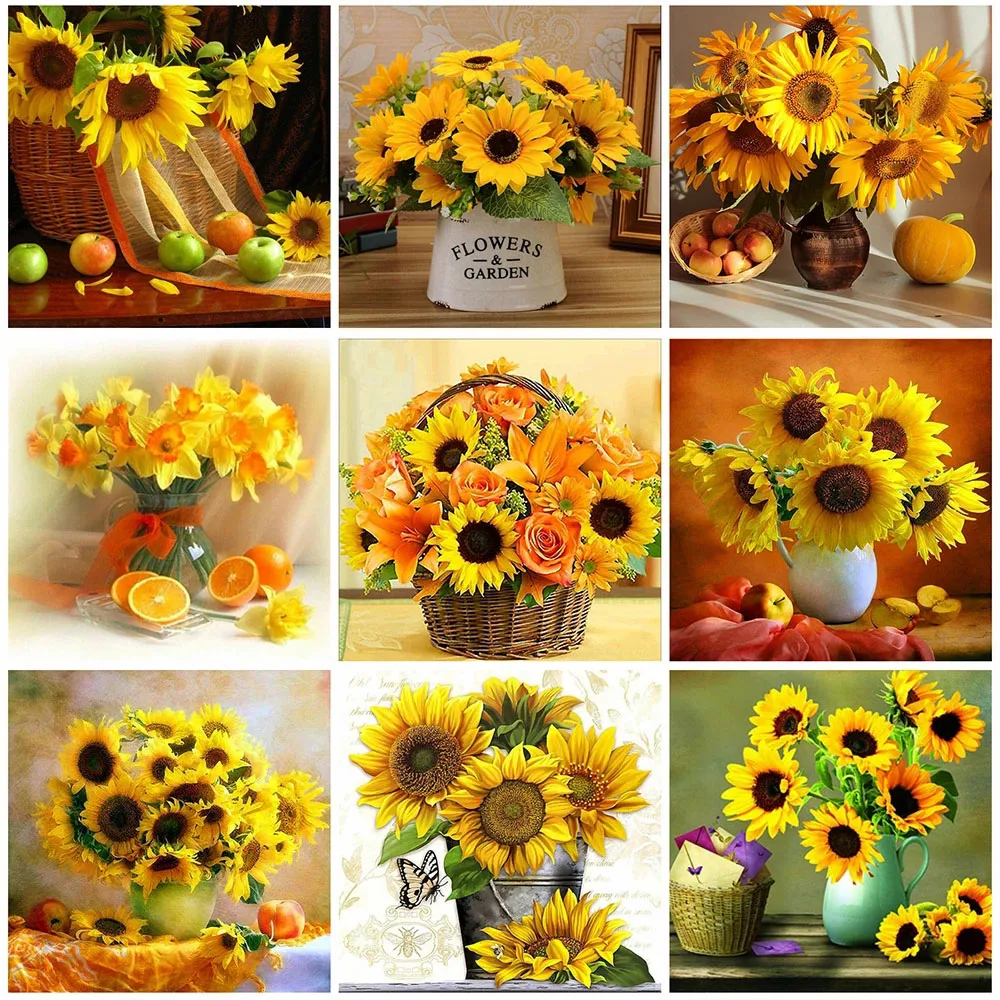 

Полная квадратная искусственная Алмазная вышивка цветок 5D Сделай Сам Круглая Мозаика наборы для вышивки крестиком домашний декор