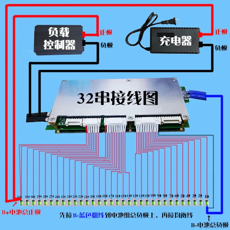 Защитная Плата Smart 8S до 32S BMS 300A 200A 100A для литиевой батареи баланс lifepo4 LTO Lipo Li Ion