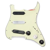 new arrival 3ply loaded pickguard set with dual rail pickup for 11 hole electric guitar music instrument accessories
