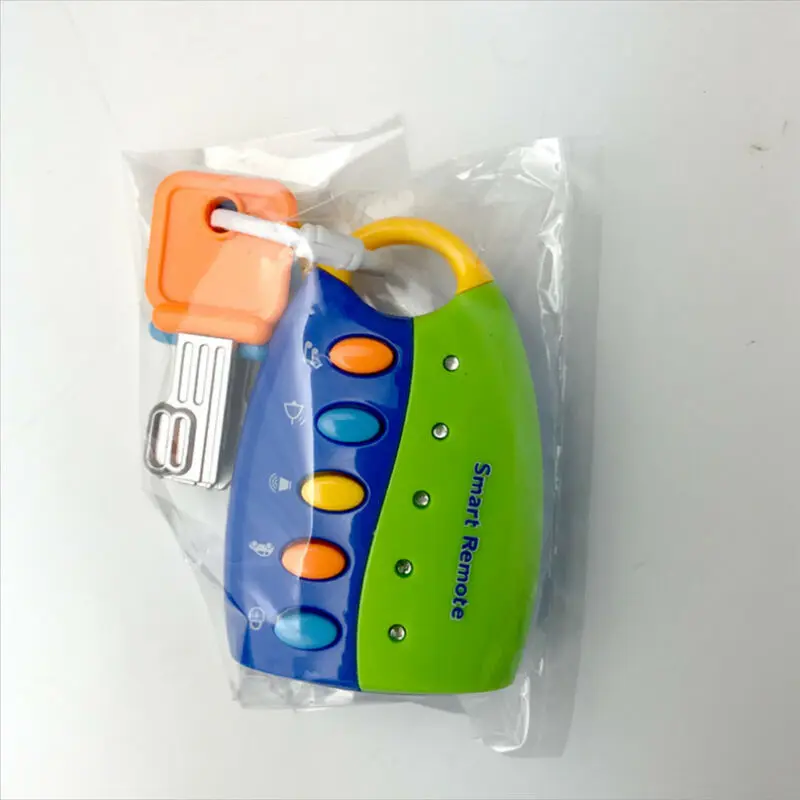 Baby Toy Musical Car Key Toy Smart Remote Car Voices Pretend Play Education Toy tiaojia kids lab set Holiday DIY Decorations