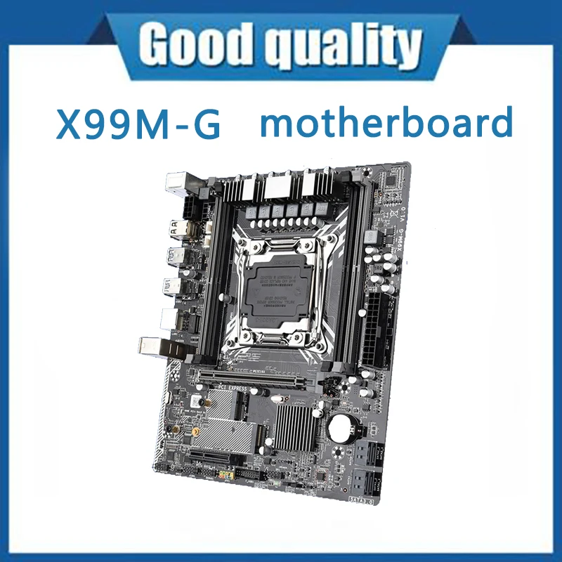 X99M-G Desktop Computer Motherboard DDR4 Memory LGA 2011-3 V3/V4 Support M.2 Wifi SATA PCIE 16X 8X Interface