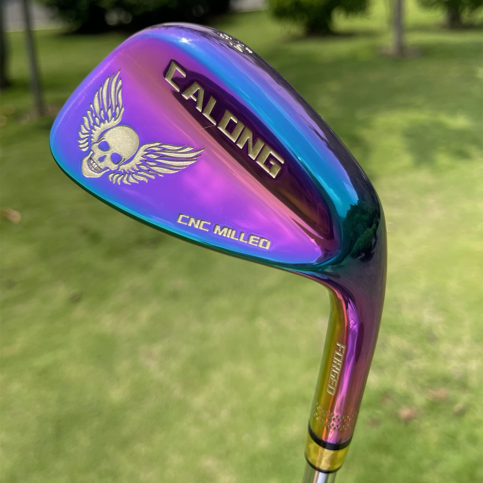 Радужный Клин для гольфа CALONG сумасшедшая Песочная танкетка с черепом S20C кованый