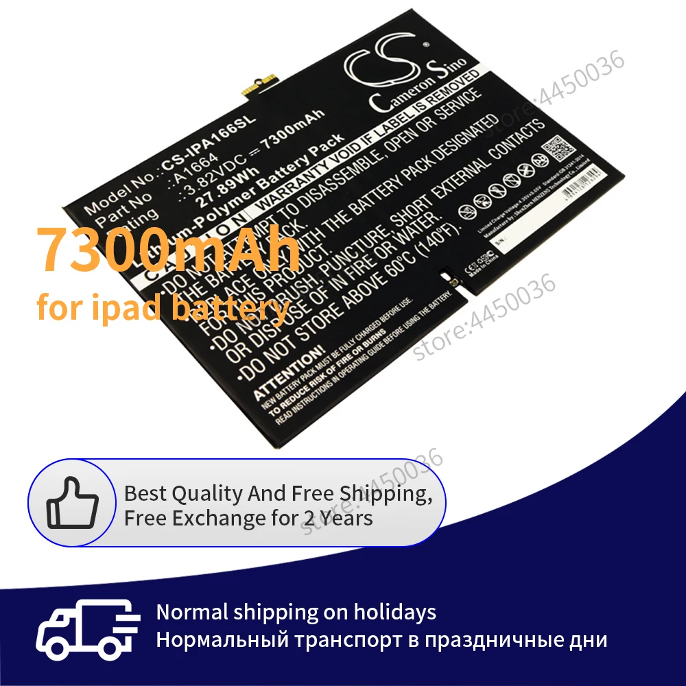 

Original Tablet Battery For iPad Pro 9.7 7300mAh A1673 A1674 A1675 Original Replacement Battery for Apple iPad 6