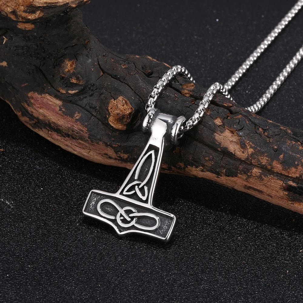 Мужская подвеска с символикой викингов персонализированные головы Овцы крест