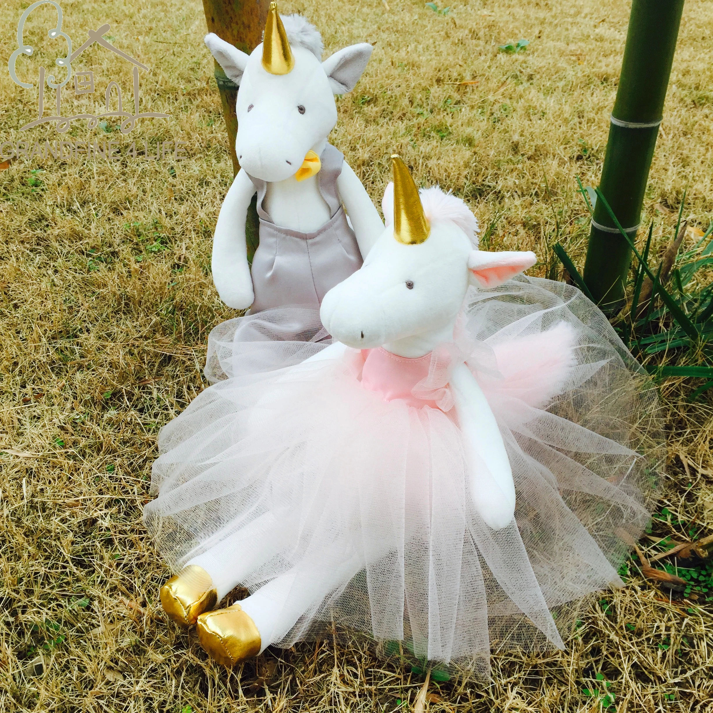 Роскошные Плюшевые игрушки в виде единорога со съемной одеждой лучший подарок