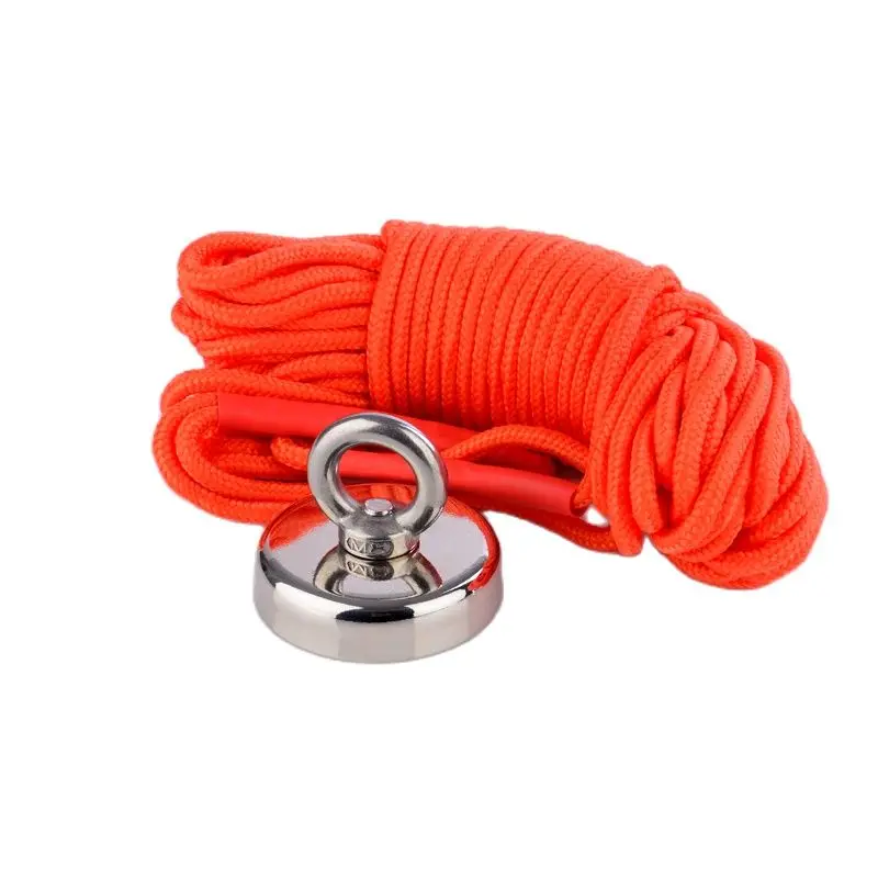 300 кг Мощный Неодимовый N52 Сильный Магнит Кольцо Морская Рыбалка спасательный