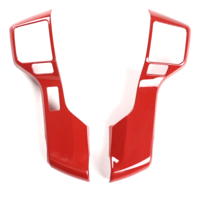 

Steering Wheel Cover Trim Accessories for 2016-2020 Toyota Tacoma 2014-2020 , ABS Red
