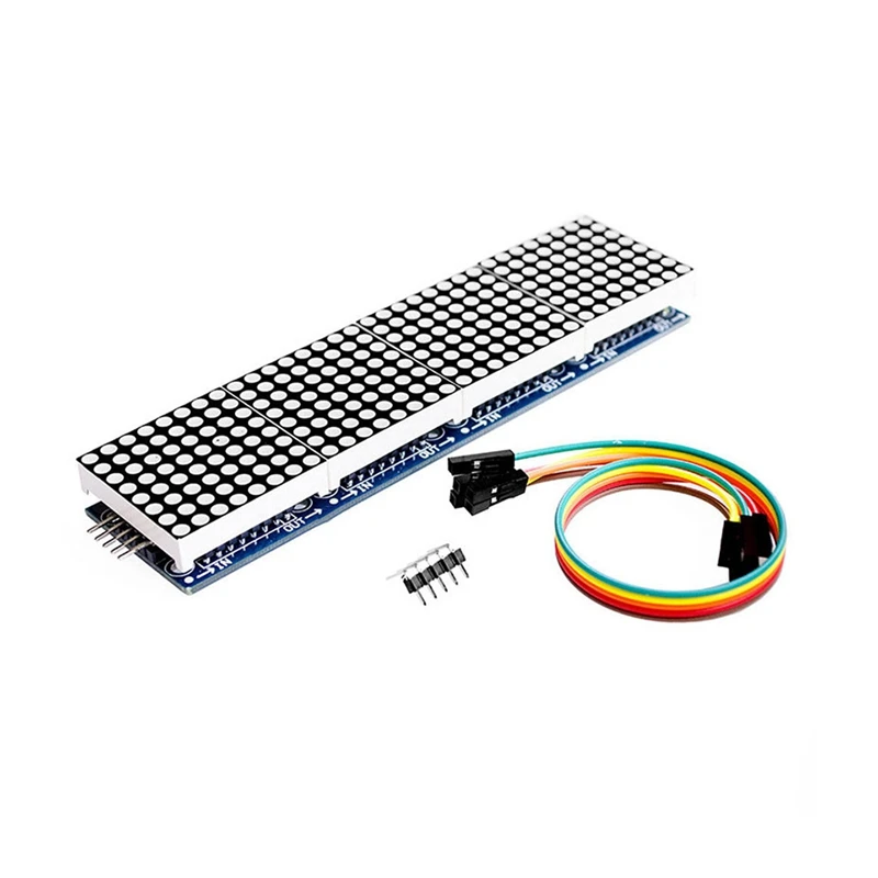 Max7219 4 в 1 дисплей микроконтроллер 5P Линейный модуль подходит для Arduino точечная