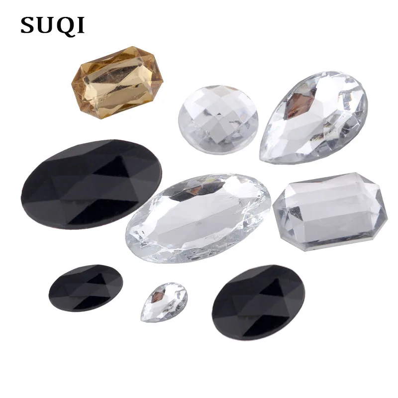 

Овальные акриловые сверла SUQI, с плоским дном, разные цвета, 10-100 шт.