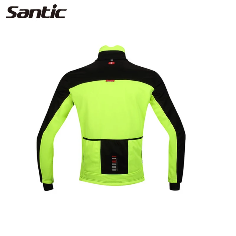 Santic Мужская Спортивная одежда для горного велосипеда ветрозащитная флисовая