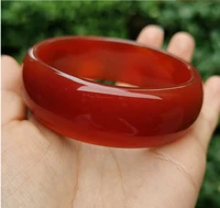 classic top quality chinese red agate jade bracelet 52 68mm exquisite chalcedony bangle perfect accessories gift unisex