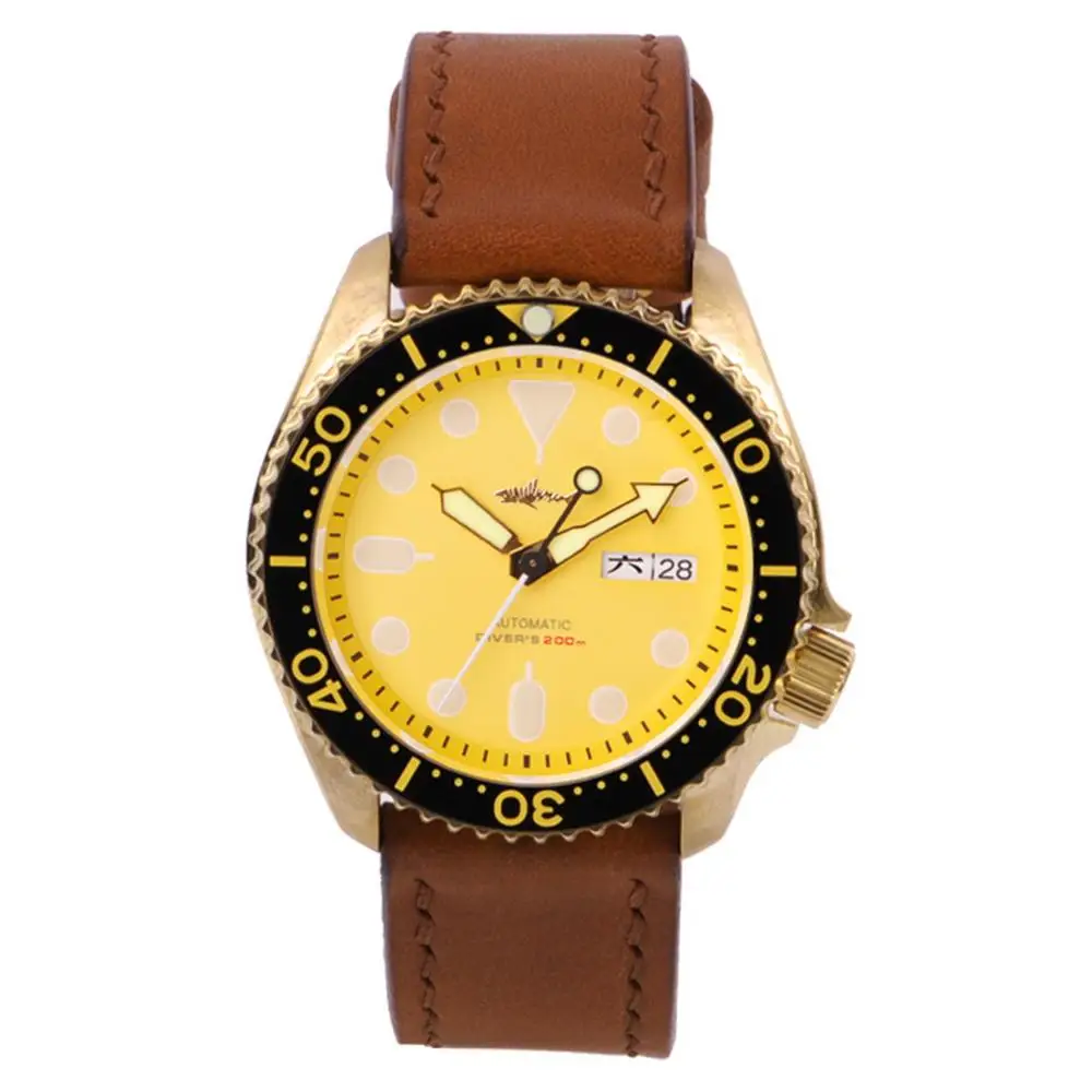 Мужские дайвинга наручные часы мужские автоматические HEIMDALLR роскошные брендовые