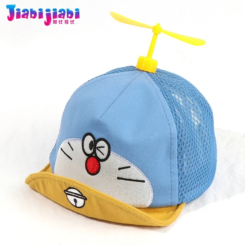 Baby Boy Sun Hat Girl Preschool Toddler Spring Summer Soft Top Baseball Cap Children Cartoon Windmill Visor 1-3 Old | Аксессуары для