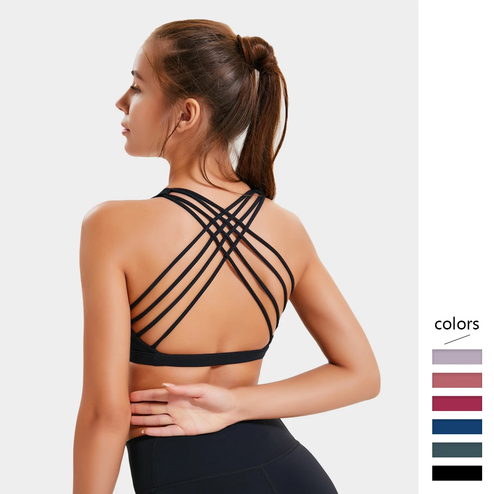 Беспроводной Сексуальный Бюстгальтер с перекрестной спинкой высокого качества