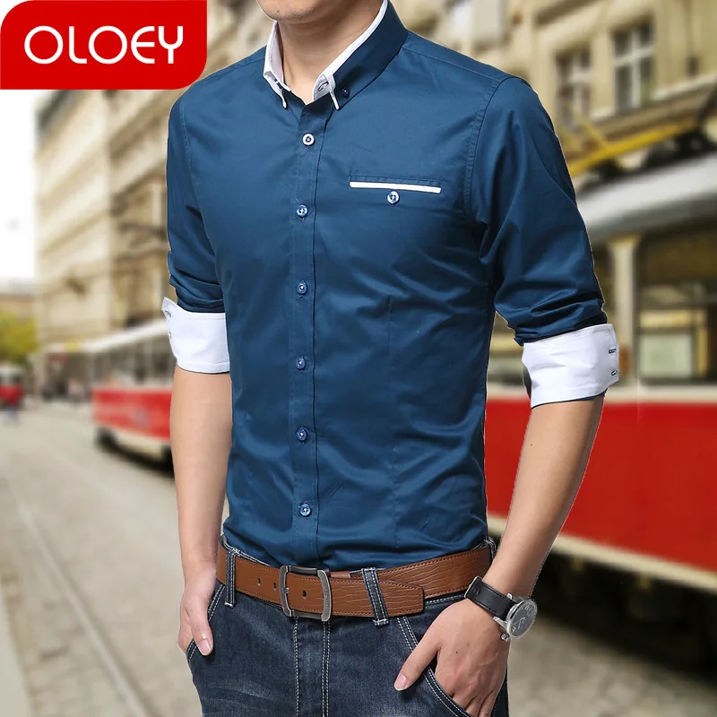 Весенне осенний период и серия han модная рубашка с длинными рукавами для отдыха
