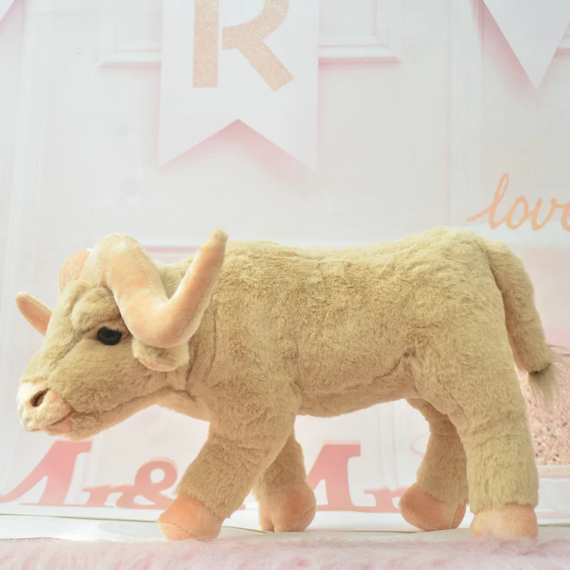 Детская милая плюшевая игрушка в виде быка диаметром 35 см кукла Успокаивающая