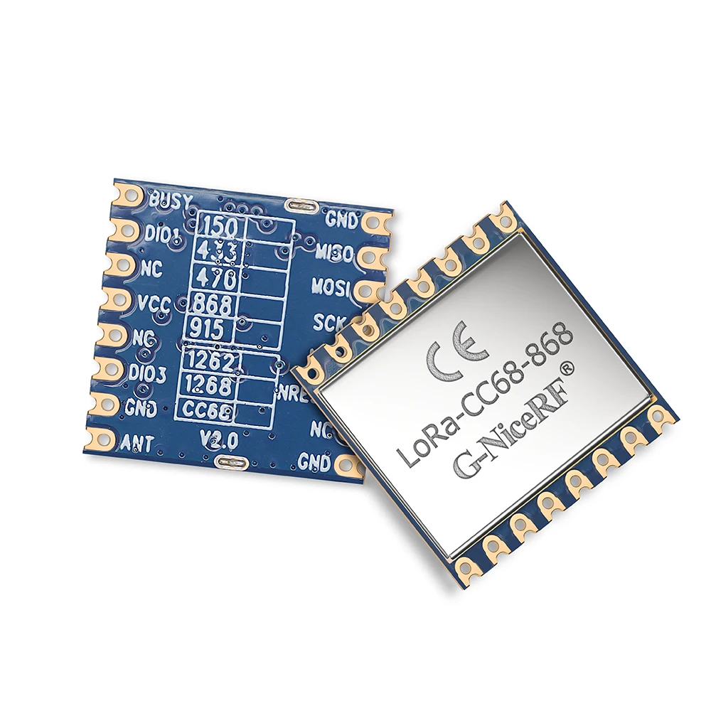 Микросхема G-NiceRF CE LoRa-CC68-TCXO 868mhz LLCC68 LoRa Module160mW 5KM |