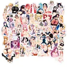 50 шт., аниме-наклейки на велосипед, гитару, чемодан, ноутбук, мотоцикл