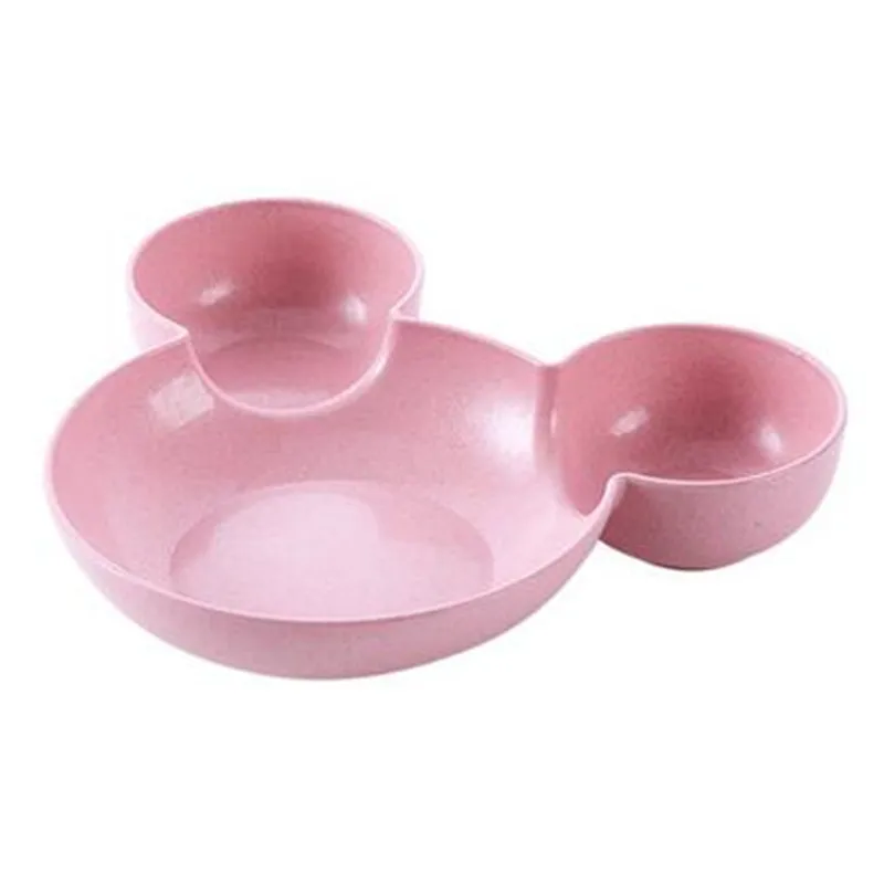 Мультяшная посуда детская тарелка миска для кормления ребенка детское блюдо с