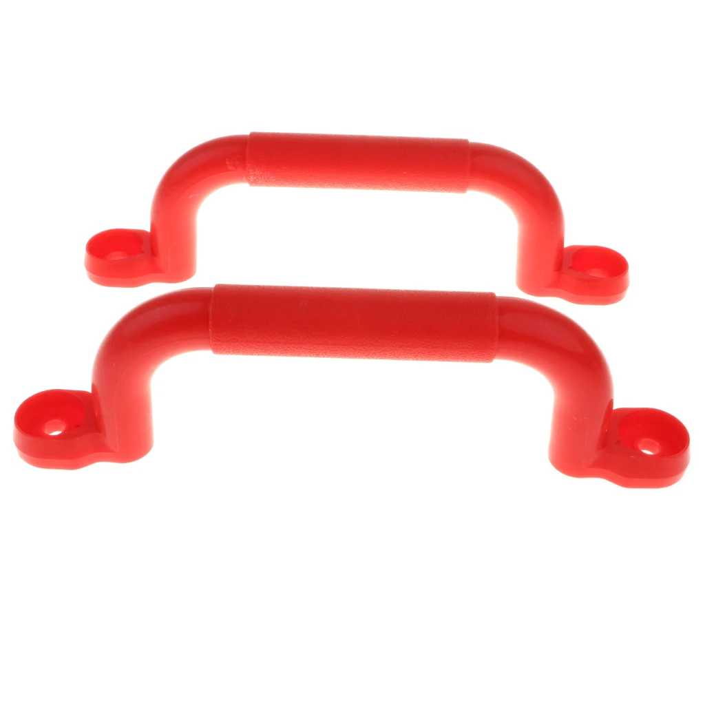 

1 Pair Playground Safety Climbing Frame Nonslip Handle W/Fixings Swing Toy ACCS