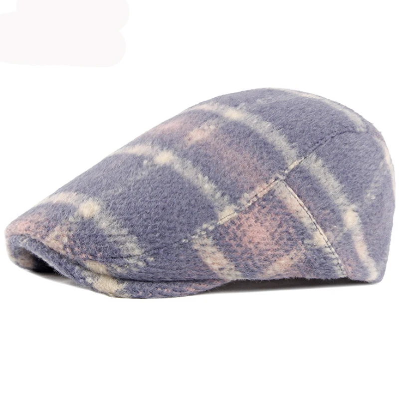 HT3306 Berets Men Women Winter Wool Hat Adjustable Ivy Newsboy Flat Cap Male Female Vintage Artist Painter Beret Hat Beret Cap
