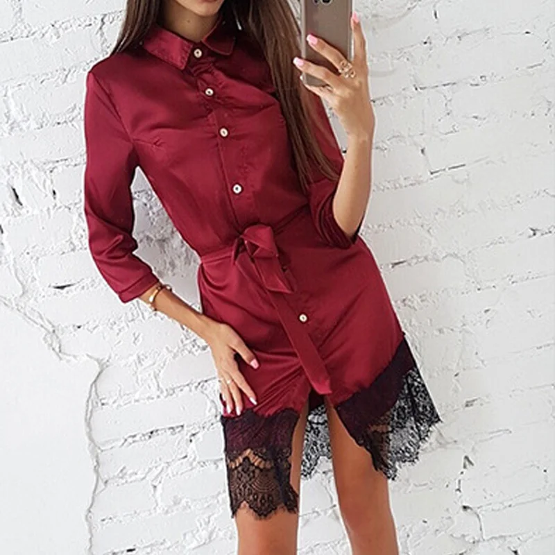 Женское кружевное лоскутное мини платье весна лето 2020 модные женские винтажные