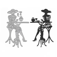 lady metal cutting dies for scrapbooking photo album card making paper craft stencil embossing folder stamps and dies new 2021
