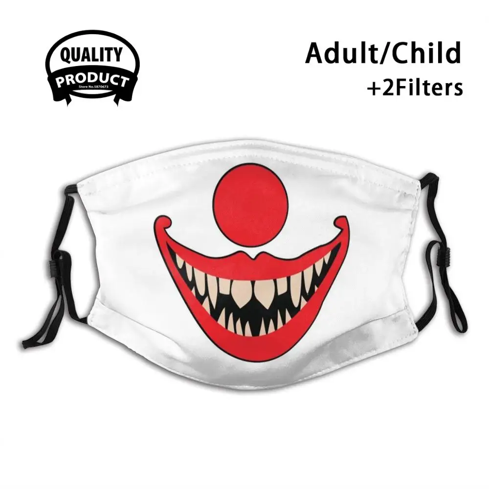 

Scary Clown Anti Dust Filter Men Women Kids Girl Boy Teens Mouth Masks Face Mask Mask Clown Scary Scary Clown