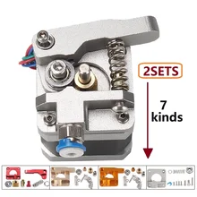 MEGA 2SETS MK8 Aluminum Alloy Block for Bowden Extruder CR10 1.75MM Diameter Filament Extrusion 3D Printer Parts Ender3